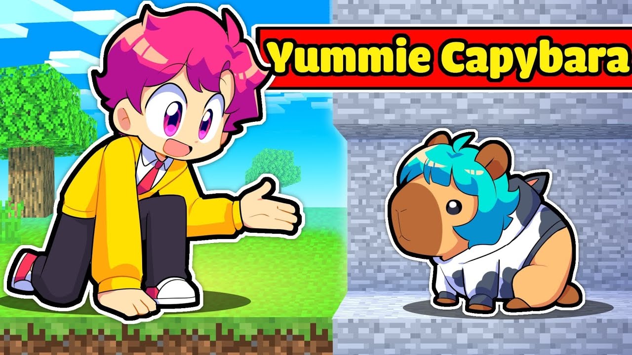 Yummie Bất Ngờ Biến Thành Capybara Trong Minecraft 😱😵‍💫