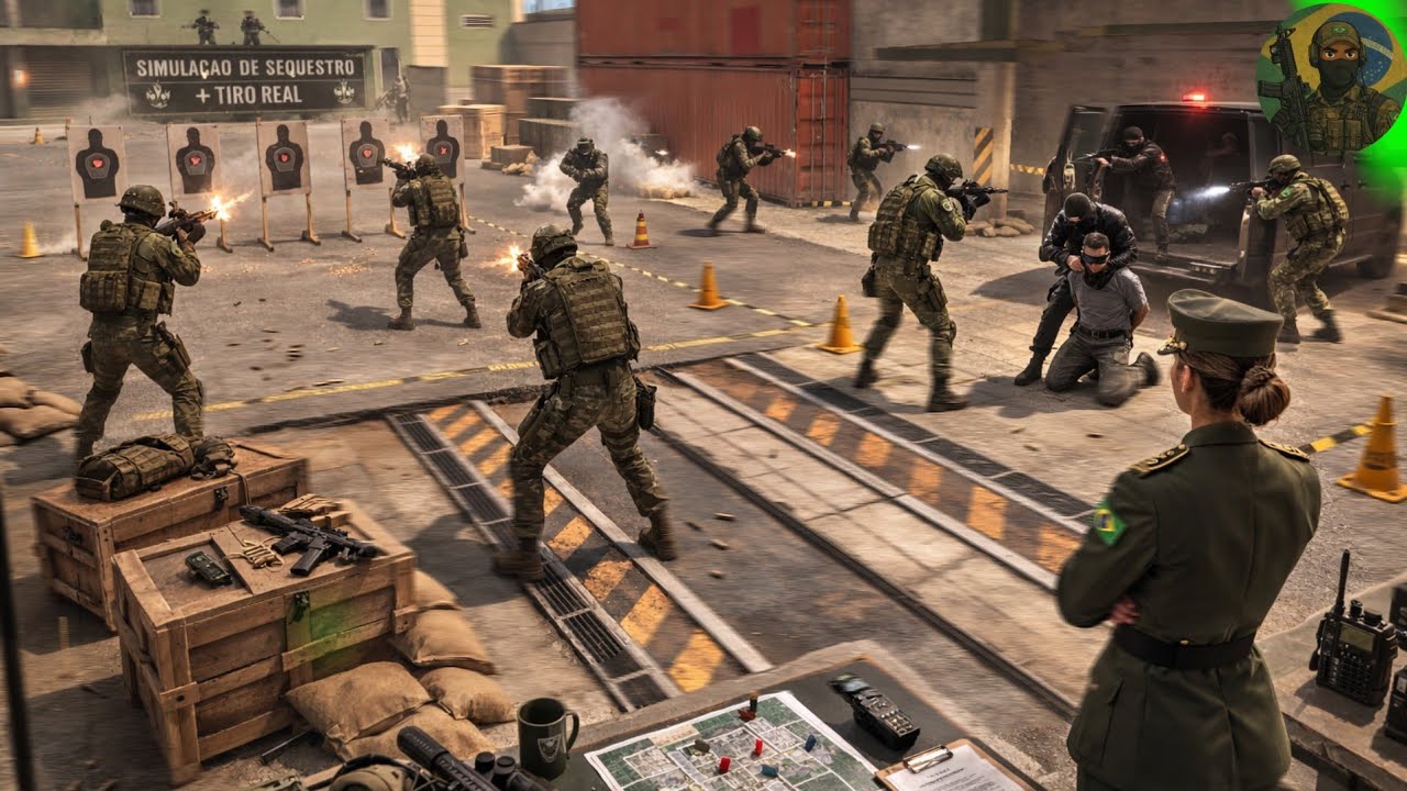 RIO RISE | 🚨 A GENERAL BOTOU PRA QUEBRAR: TREINO DE TIRO + SIMULAÇÃO DE SEQUESTRO 🇧🇷