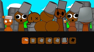 Every Brud Brown Sprunki Singing Together