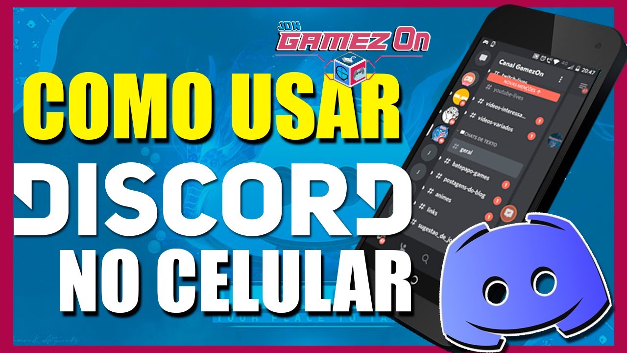 Como usar o Discord no celular