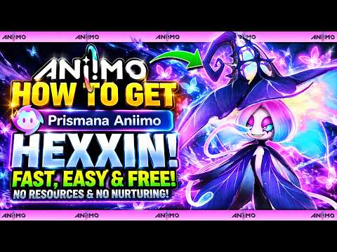 How To Get Prismana HEXXIN FAST & EASY! / No Resources / No Nurturing - Best Egg Heist Aniimo Guide