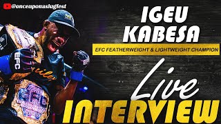 Igeu Kabesa Interview On Becoming EFC Double Champion, UFC 300, Signing with the PFL, EFC 112 & More