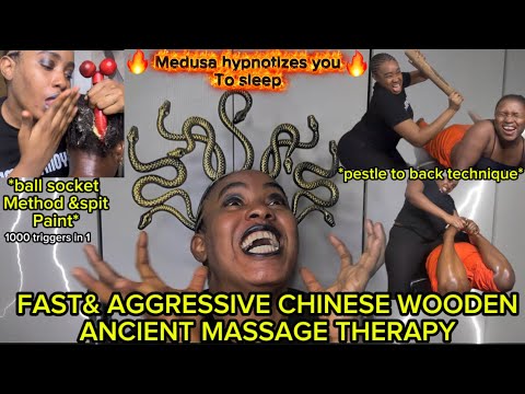 ASMR:💨FAST&AGGRESSIVE ASIAN LEG TWIST,BALL SOCKET,RANDON WOODEN TRADITIONAL TOOLS,FAKE SPIT PAINT 🔥 