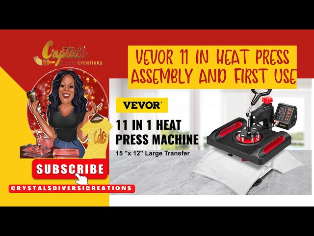 REVIEW Vevor 8 in 1 Heat Press: Unboxing, assembling and how to