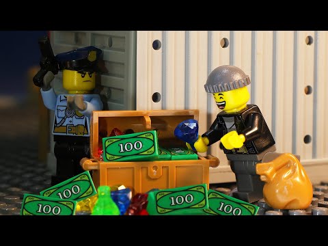 как полиция охотится за преступником? Держи вора! LEGO МУЛЬТИКИ про Полицию