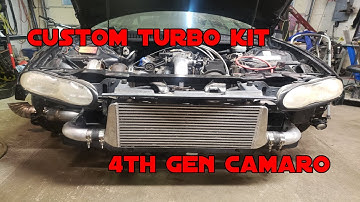 a custom built turbo kit for a a 4th gen camaro i did