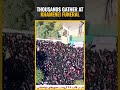 Aerial Views Capture Massive Crowds At Ayatollah Khamenei's Farewell Ceremony