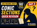 ✅conic sections quick revision for jee mains 2027 #jee2027 #jeemains #maths  #jee @kkpalsania7361
