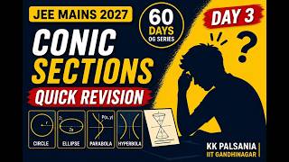 🥷conic sections quick rivision for jee mains 2027 #jee2027 #jeemains #maths  #jee @kkpalsania7361