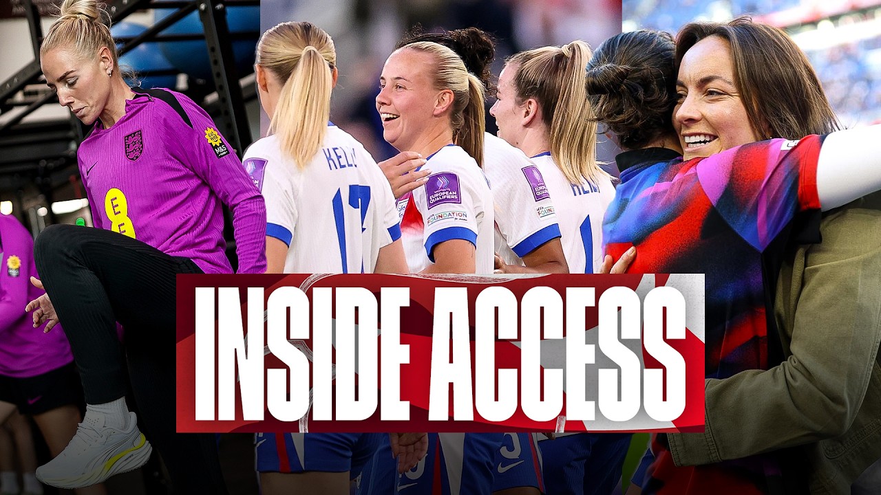 Beth Mead's 40th goal ⚽️ and Lucy Staniforth's retirement celebration! | Lionesses Inside Access