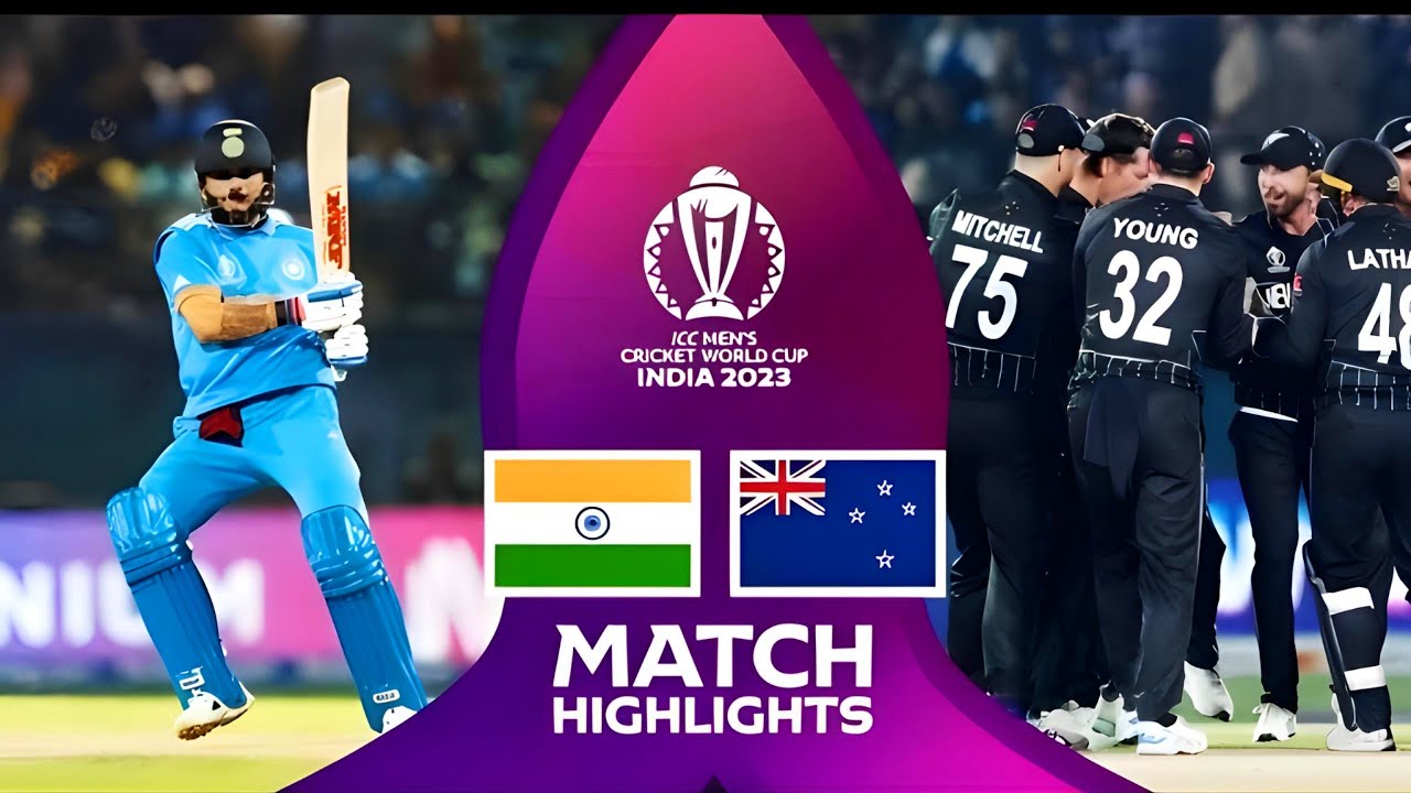 India vs new zealand world cup highlight | ind vs nz world cup ...