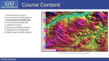 Overview of LiDAR; system variations, data interpretation & applications