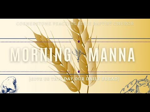 Morning Manna - July 21, 2022 - Dr. Marisha Wright-Stewart // CPBBC