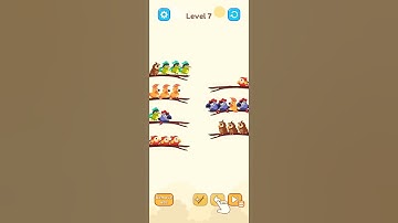 Bird Sort puzzle Level 7 #shorts #gaming