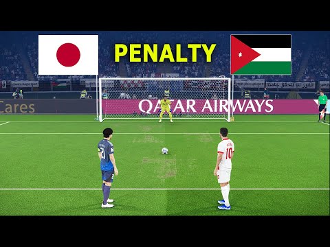 🔴Nhật Bản vs Jordan | Loạt sút luân lưu | Cúp châu Á 2026 Ả Rập Xê Út | Lối chơi PES