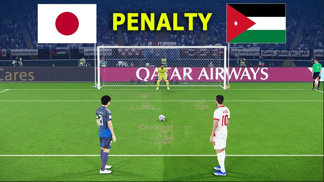🔴Nhật Bản vs Jordan | Loạt sút luân lưu | Cúp châu Á 2026 Ả Rập Xê Út | Lối chơi PES