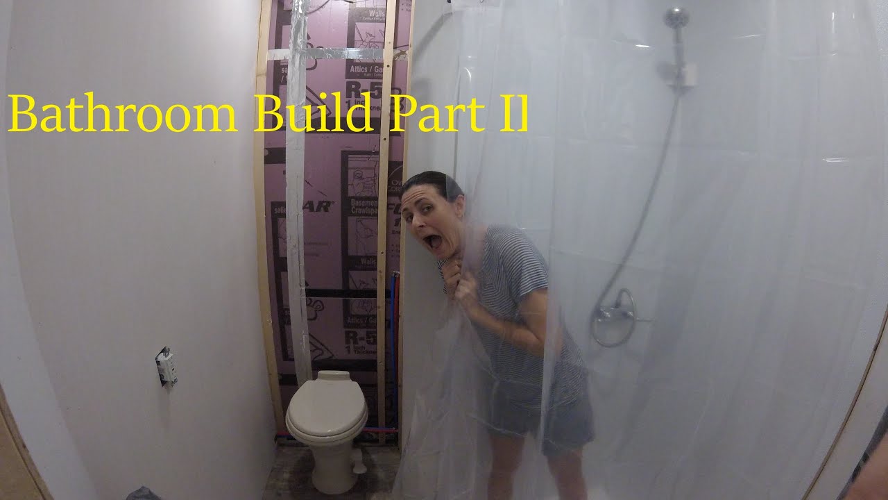 Bathroom Build part II Cargo Trailer Conversion YouTube