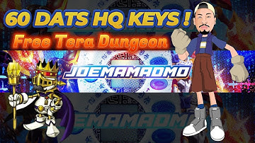 DMO-Digimon Masters- 60 DATS HQ Keys, Free Tera Dungeon
