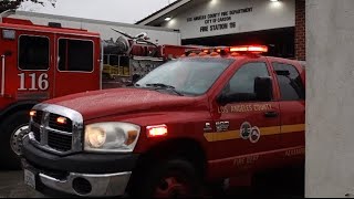 LAcoFD (Reserve) Squad 116 responding