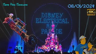 [4K] Disney Electrical Sky Parade à Disneyland Paris : Le nouveau show ! [4K]