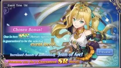 [Goddess of Genesis S] Pulling for new Waifu Joan of Arc!
