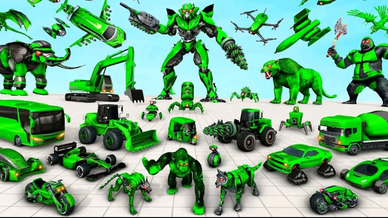 Elephant Robot Vs Lion Robot // Robot Wala Game //