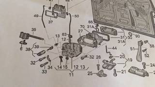 Broken Tailgate Rear Door Lock VW T5 Transporter