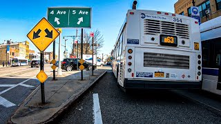 Walking in Bay Ridge Brooklyn NYC - 5th Avenue from 95th to 67th Street - 4K