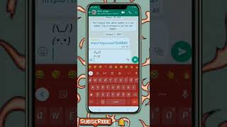 How To Make Teddy Bear Whatsapp Keyboard | Whatsapp से Teddy Bear बनाए ।  #shorts screenshot 1