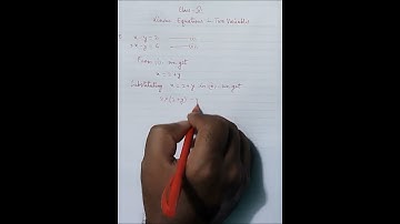 Thumbnail of Class X Maths (Linear Equations-5)