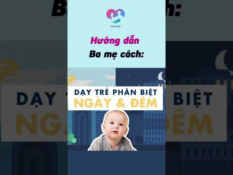 Video: Dạy cho bé sự khác biệt giữa đêm và ngày