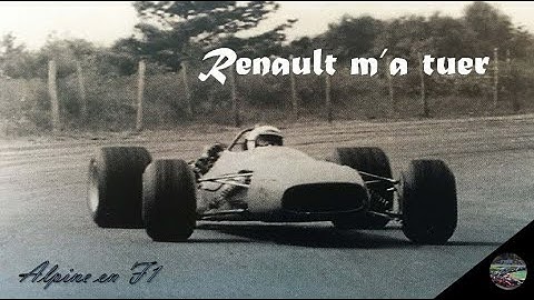 L'Histoire des anciennes Alpine de F1