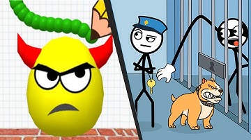 Draw to Smash VS Thief Puzzle - All Levels SpeedRun Gameplay Ep1