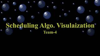 Scheduling Algorithm Visualization Website(team-4)