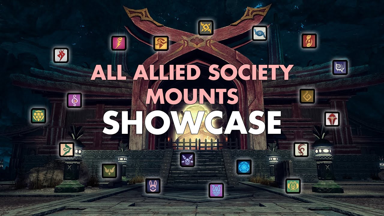 All Allied Society Mount Rewards Showcase [Updated] | FFXIV