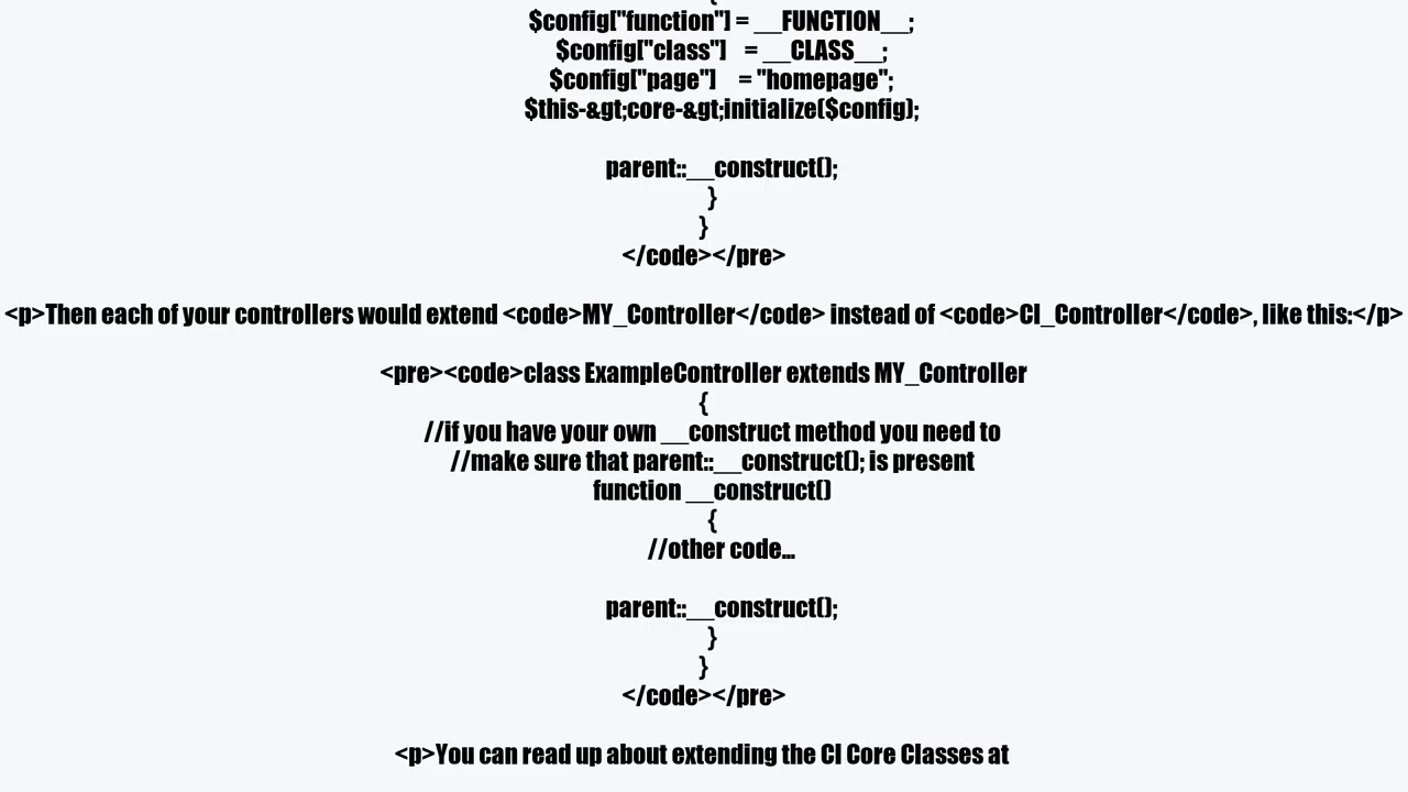 Prefill fields CodeIgniter classvideo