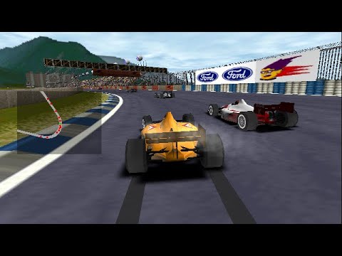 Newman Haas Racing PC Intro u0026 Gameplay (3Dfx mode)