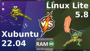 Xubuntu 22.04 vs Linux Lite: 5.8: RAM Usage