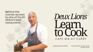 Inside Deux Lions Kitchen 🍛 Head Chef Shaun Cooks Cape Malay Curry | Franschhoek, South Africa