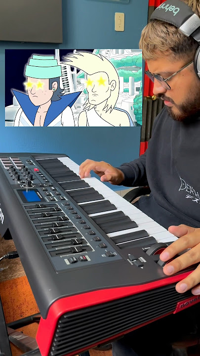 Duelo de sintetizadores 🎹 Gary vs David - Un show más #regularshow #unshowmas #synth