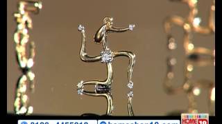 Homeshop18 - Swastik Diamond Pendant By Ishis