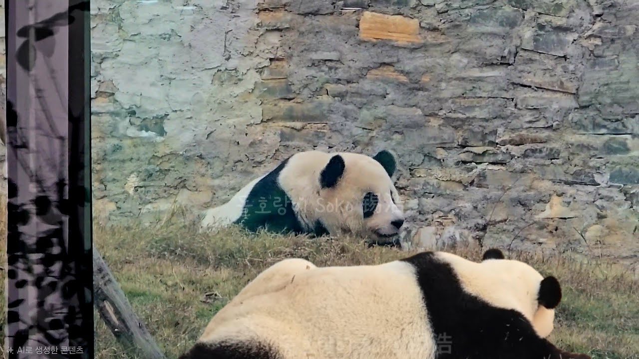 푸야랑 많이 닮었네요... | 12월 29일 멘양 판다 기지