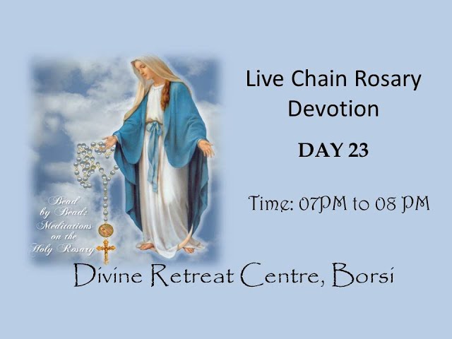 Live Chain Rosary Devotion | Friday | 23rd October 2020 | 07:00 PM