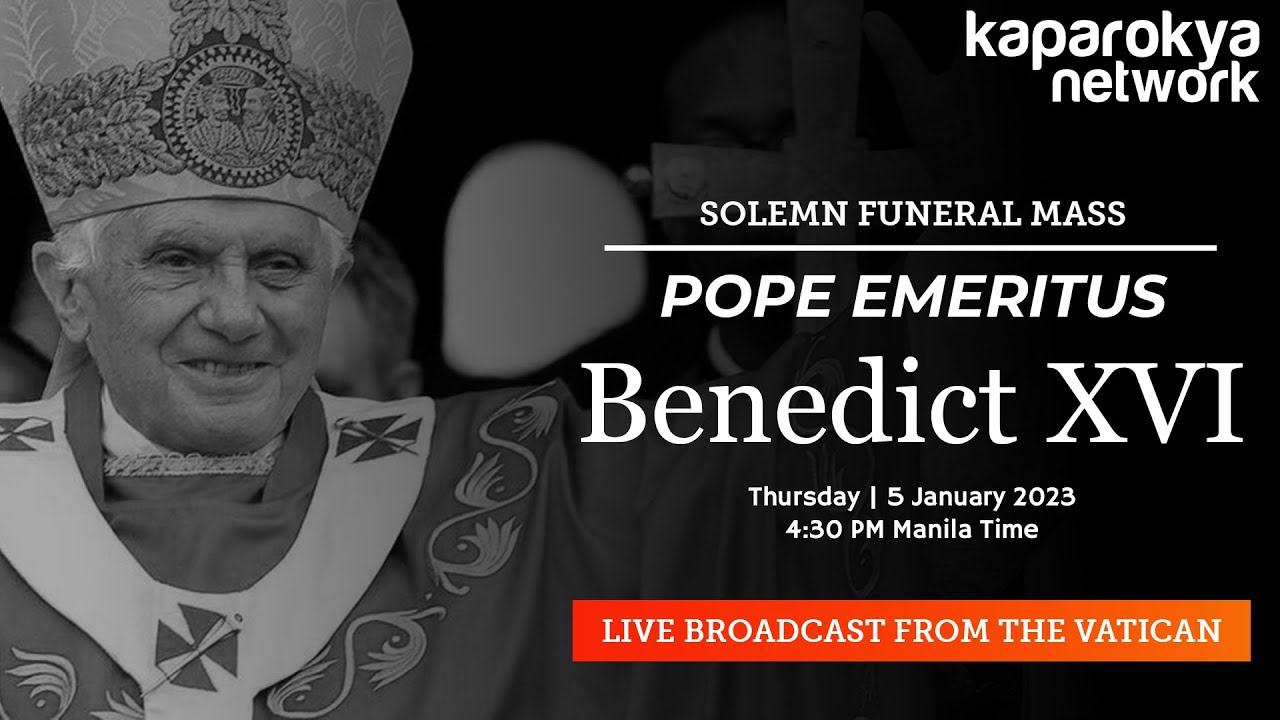 Solemn Funeral Mass of Pope Emeritus Benedict XVI Live from the Vatican ...
