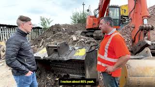 An interview with Fastcrete - customer experience on REMU EP3150 screening bucket.