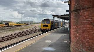 GBRf 47739 and 47749 “City Of Truro” on 0O69/0O70 at Eastleigh - with thrash! | 30.5.22