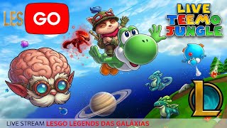 LIVE DOS DESAFIANTES - LEAGUE OF LEGENDS  - TEEMO  JUNGLE - META 15 KILLS