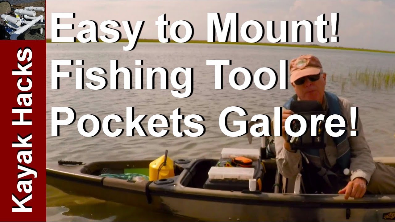 Use a Tackle Pouch on PVC for Kayak Fishing Tackle Organization