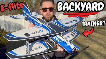 E-flite 4-Site 3D Flat Foamy RC Airplane - 3D Trainer for SMALL areas!