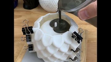 Easy make cement pots use 3D printed mold